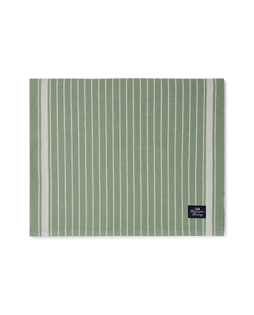 Striped Löpare 50x250 cm Grön/Vit