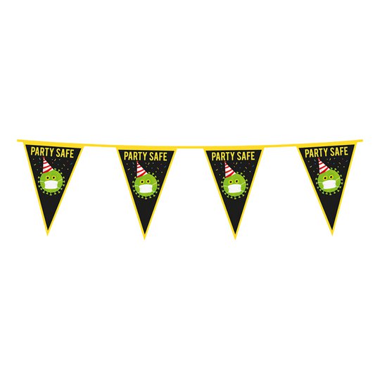 Flaggirlang Party Safe - 600 cm