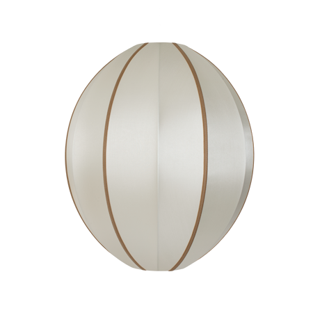 Indochina Oval B Lampskärm Offwhite/Amber