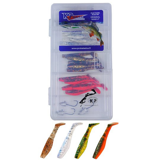 K.P Original Shad 2" jiggsortiment 20 st/pkt