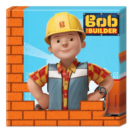 Servetter Byggare Bob - 20-pack