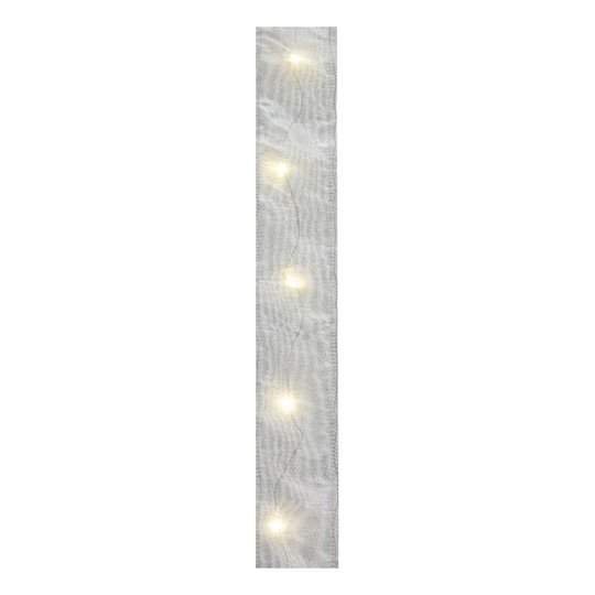Dekorationssnöre Silver med LED