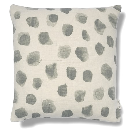 Dotty Kuddfodral 50x50 Vit/Slate Grey