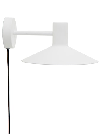 Minneapolis Vägglampa Metall Vit