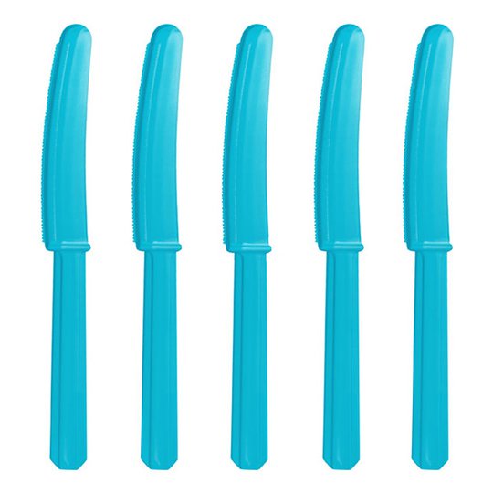 Plastknivar Turkosa - 20-pack