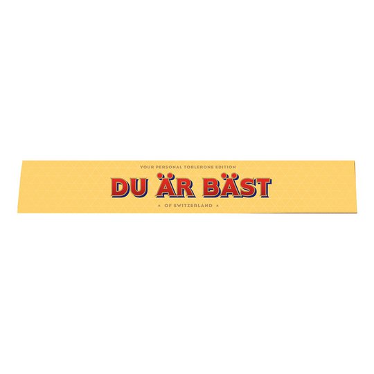 Toblerone Du Är Bäst - 100 gram
