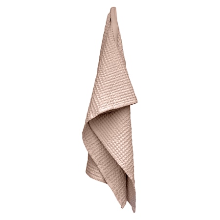 Big Waffle Handduk 150x50 cm Pastellrosa