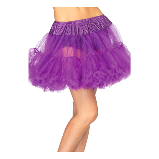 Underkjol med Volanger Lila Deluxe - One size