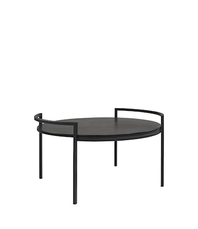 Capulus Soffbord Rund Svart