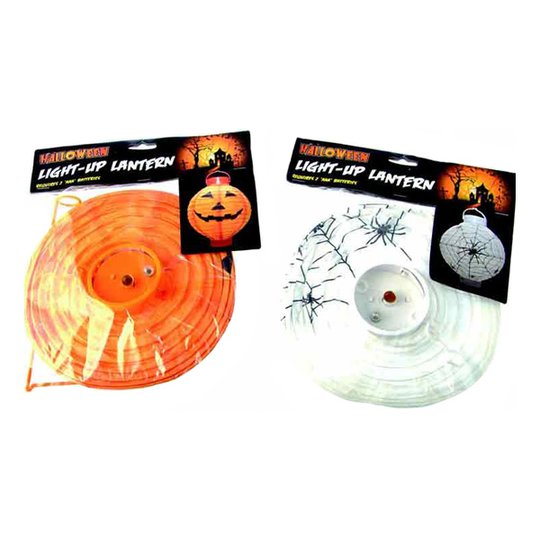 Lykta Halloween - Vit
