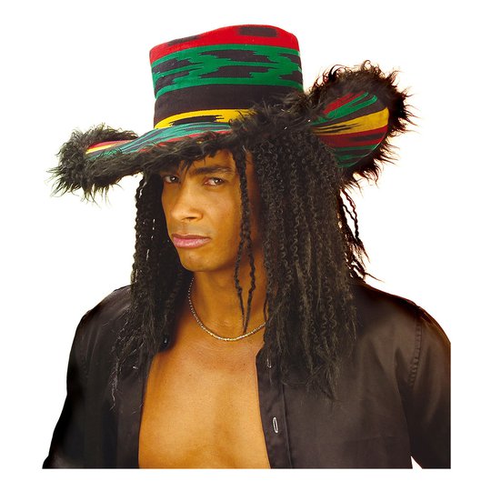 Rastahatt med Fluff - One size