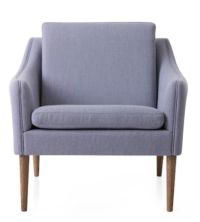 Mr. Olsen Lounge Chair Soft Violet Smoked Ek
