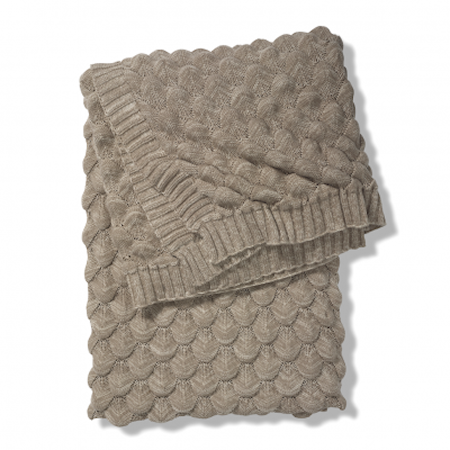 Pläd Gems Simply Taupe 130x170 cm