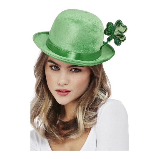 Bowlerhatt St Patricks Day Grön - One size