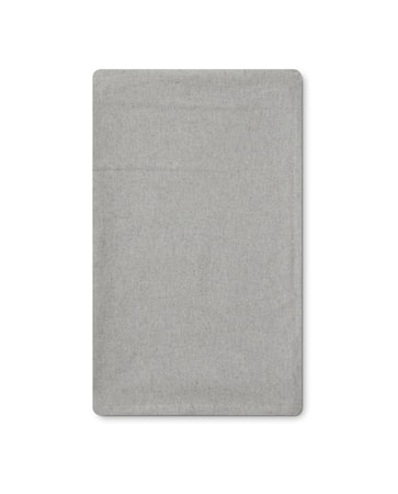 Fitted Cotton Lakan Flanell 200x200 Ljusgrå