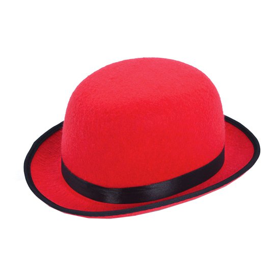 Bowlerhatt Röd - One size