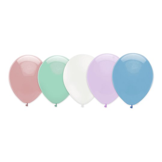 Ballonger Pastell Flerfärgade - 10-pack