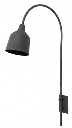CITY Vägglampa Matt Svarta