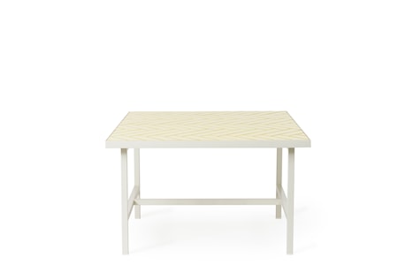 Herringbone Soffbord Butter Yellow