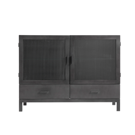 Dallas Sidobord 120 cm Svart