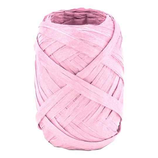 Snöre Raffia Ljusrosa