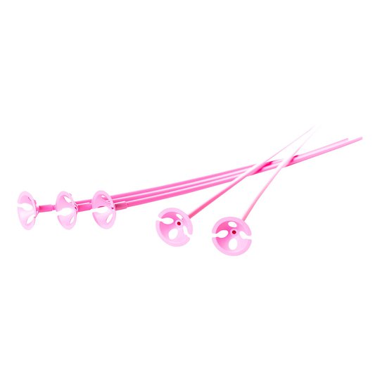 Ballongpinnar Rosa - 10-pack