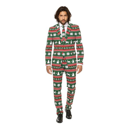 OppoSuits Festive Green Kostym - 46
