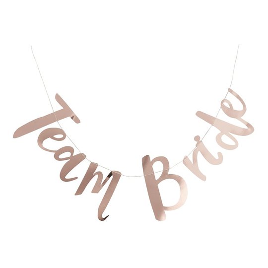 Girlang Team Bride Roséguld