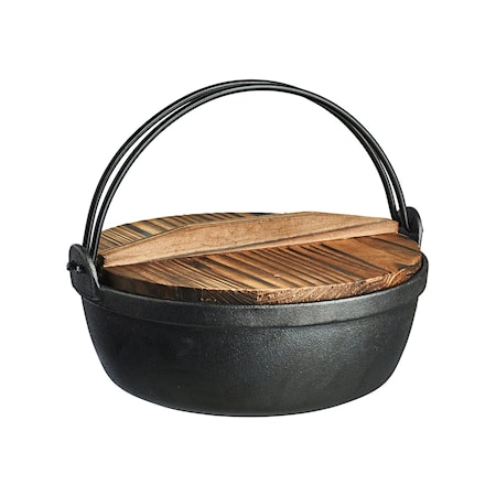 Nabe Gryta Gjutjärn set med Lock Ø 27 cm 3,6L