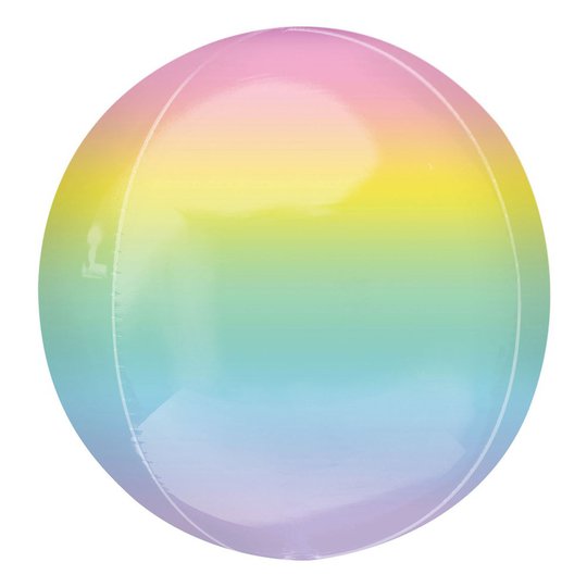 Folieballong Orbz Flerfärgad Pastell - 1-pack