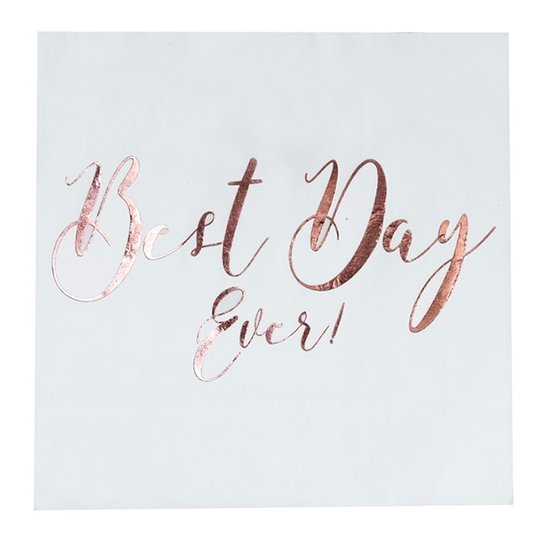 Servetter Best Day Ever - 20-pack