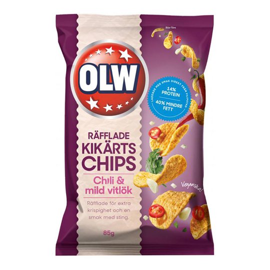 OLW Kikärtschips Chili/Vitlök
