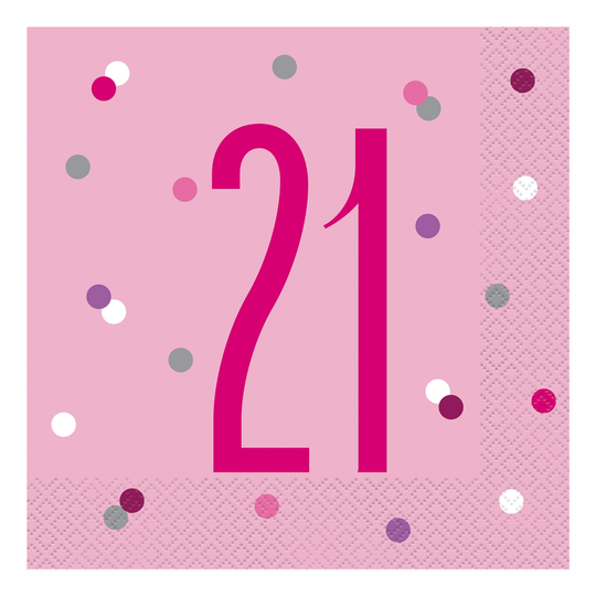 Papperservetter Siffra Rosa - Siffra 21