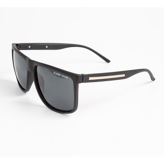 Fladen polariserade solglasögon Matt Black
