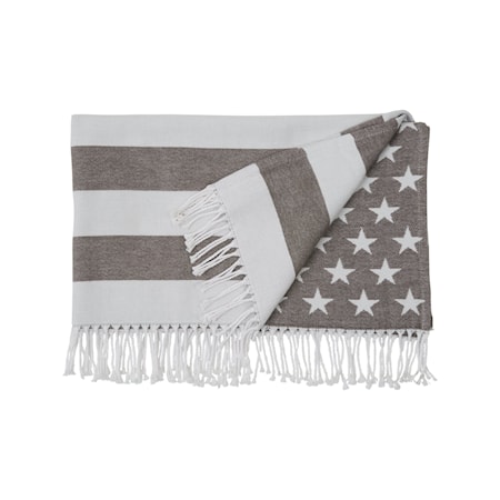 Baby Flag Filt Grå 90x120cm