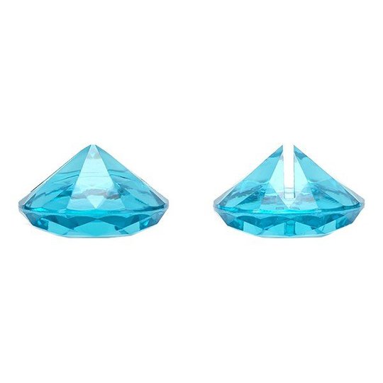 Placeringskortshållare Diamant 10-pack - Turkos