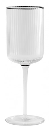 Rilly Rödvisglas Med Silverkant 36Cl