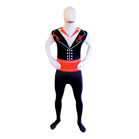 Morphsuit Vampyr Maskeraddräkt - Large