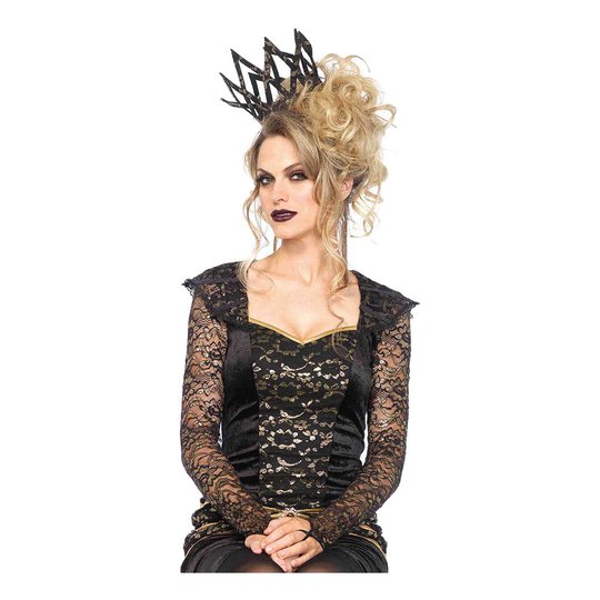 Krona Svart/Guldmetallic Deluxe - One size