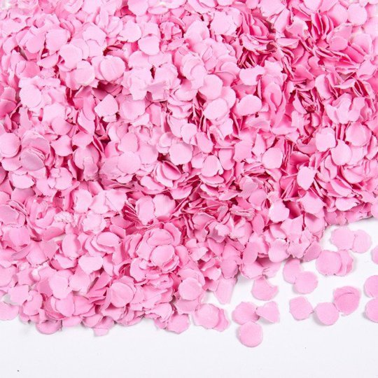 Papperskonfetti Babyrosa - 100 gram