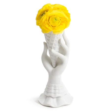 I-Scream Vas 18cm Vit