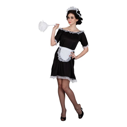 Klassisk French Maid Budget Maskeraddräkt - X-Small
