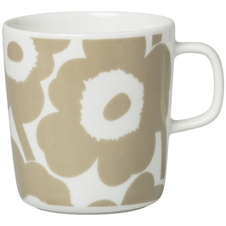 Unikko Mugg Vit/Begie 40 cl