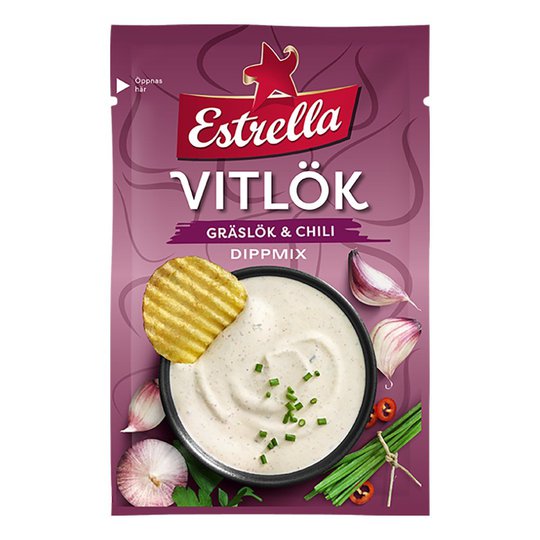 Estrella Dipmix Vitlök - 20 gram