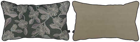 Atelier Kudde 50 x 30 cm Grrönblommig/Sand