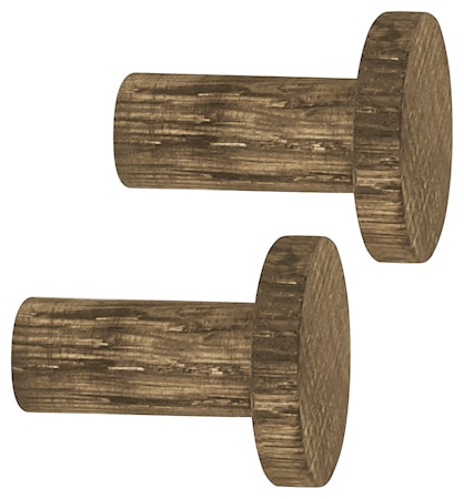 Point Krok Lång 2-pack 3,3x4 cm Mörkoljad