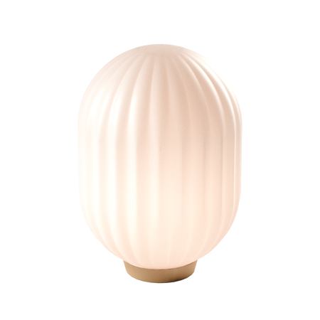 Bright Modeco+ Bordslampa Opal/Mässing/Svart Sladd