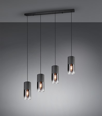 Robin Taklampa 4L E27 Svart