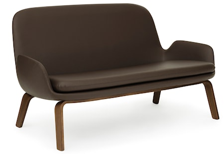 Era sofa walnut - Walnut tango leather
