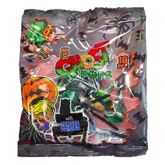 Halloween Ghost Pops Klubbor - 100 gram